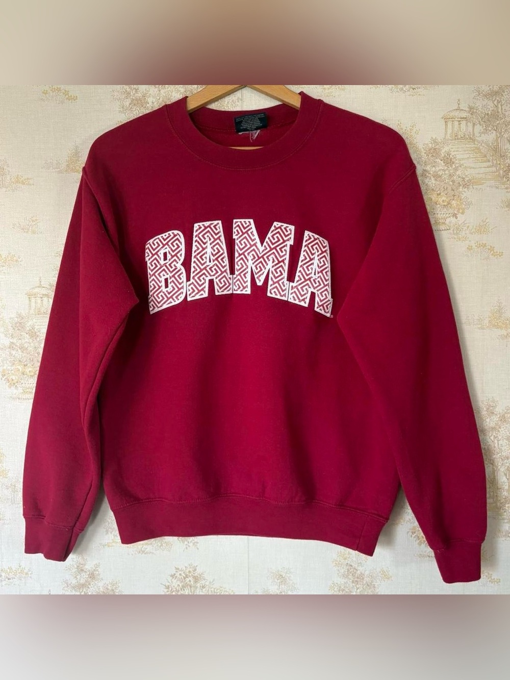 Vintage Y2K BAMA University of Alabama Crimson Tide Sweatshirt Red Crewneck S